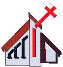 church fallen