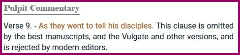 Pulpit advises manuscript error